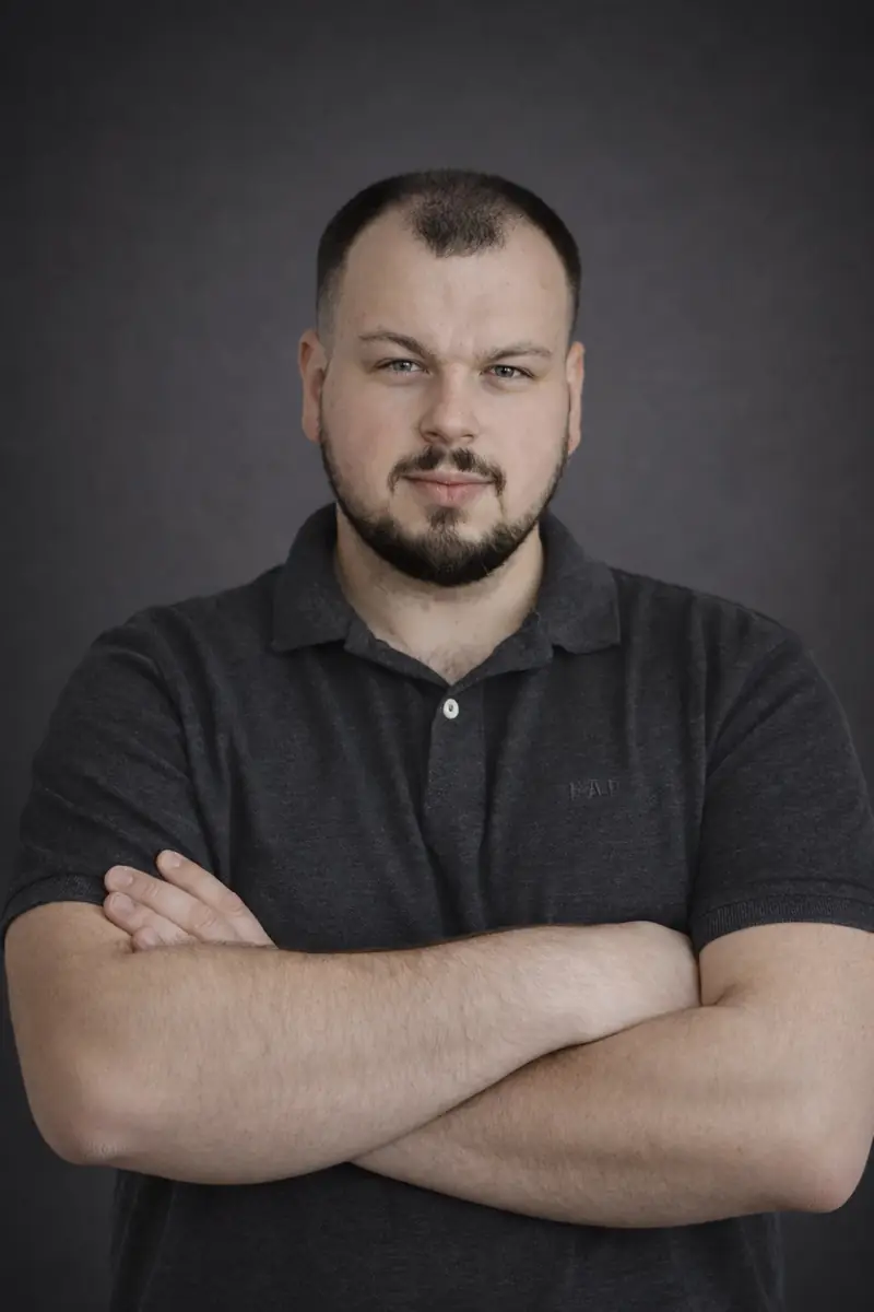 Studio portrait of Max Petrov